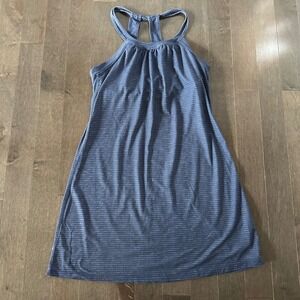 PrAna Cantine Dress Active Sporty Travel Athleisure‎ Casual Navy XL
